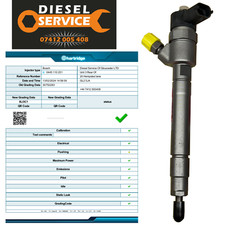 0445110298 Volvo 2.4D C70 S60 S80 V70 XC70 XC90 Used & Tested Injector New IMA