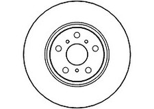 FRONT BRAKE DISC FOR TOYOTA