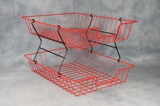 Vintage 2 Tier Red & Black