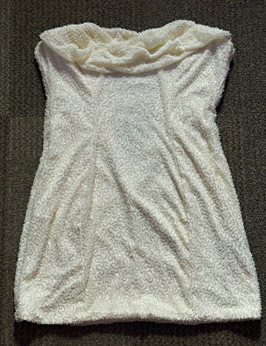 Polly white strapless - white,