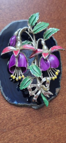 Vintage exquisite fuchsia - vintage, pin