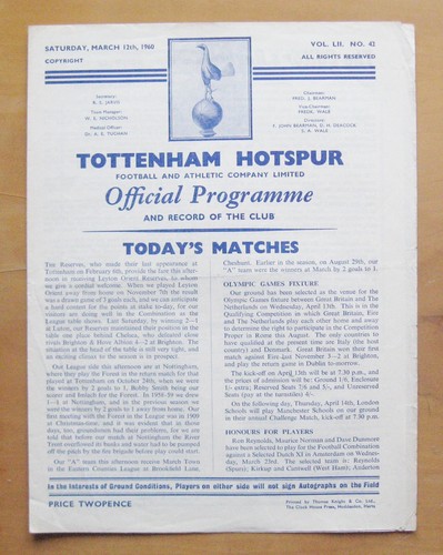 Tottenham hotspur leyton - v,