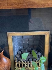 Black Granite Curved Hearth & Back Panel