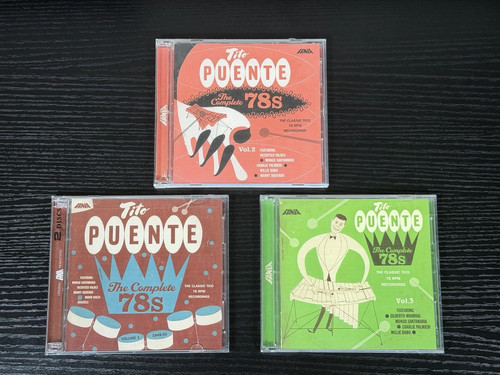 Lot tito puente - x3,