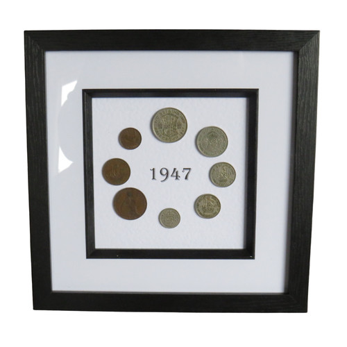 1947 luxury framed coin year - 1947,