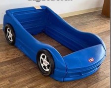 Little Tikes Blue Race Car Bed
