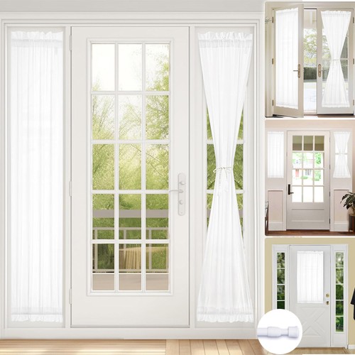 Voile sheer french door - voile,