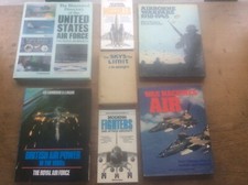 Joblot 7 Military Fighter Aircraft Books Air Warfare British US Airforce Power