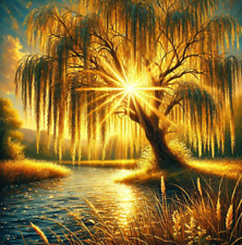 5 Golden Weeping Willow