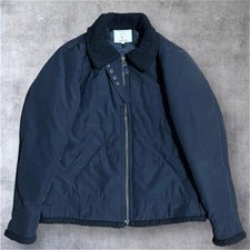 AVIREX All American Classic B-3 Boa Flight Jacket Black XL Size