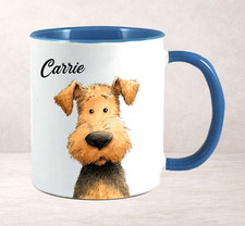 Personalised Mug Airedale