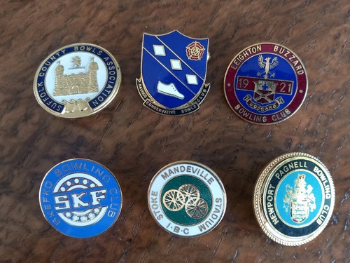 Bowling association enamel - bowling,