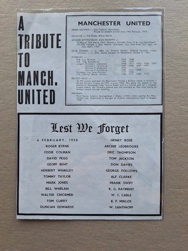 Manchester united memorabilia - united,