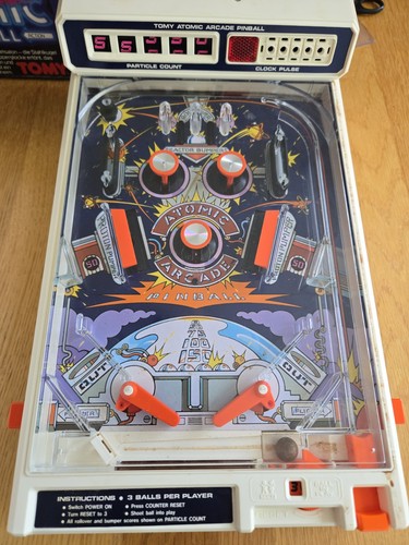 Tomy atomic pinball game - atomic,