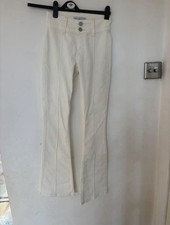 Size 4 Cream Flared Jeans