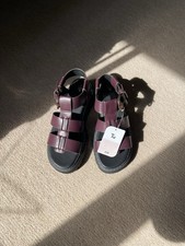 Tu Burgundy Size 7 Women's Sandals