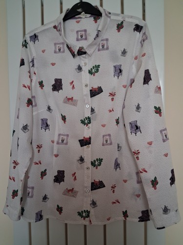 White stuff fitted cat print - fitted,