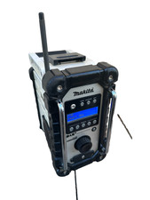 Makita DMR110 DAB/FM WHITE Job Site Radio BLUETOOTH UPGRADED - WORKING GREAT