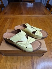 Adesso Open Toe Leather Low