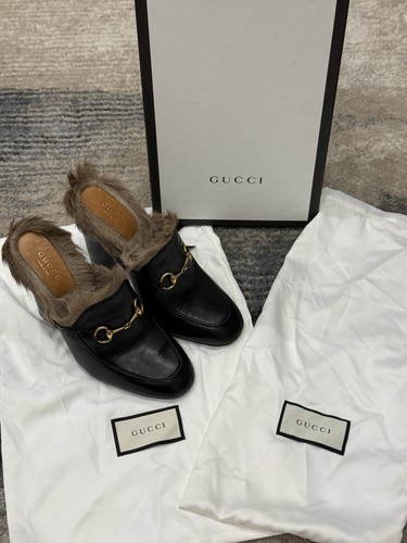 Gucci black leather - leather, lined