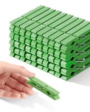 Colored Clothespins Colorful Clothes Pins Wooden Clips Rainbow Colors 50 Pack...