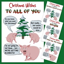 Funny Christmas Card for Him