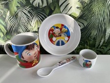 BobBon “What Kids Want” NODDY Children’s Breakfast Set Mug, Bowl, Spoon, Egg Cup