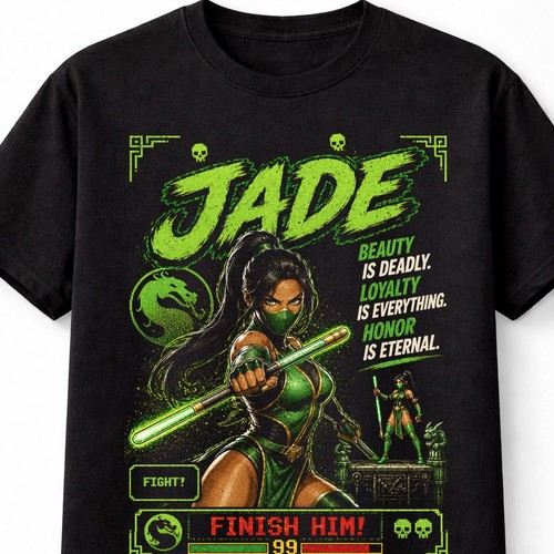 Jade mortal kombat retro - jade,