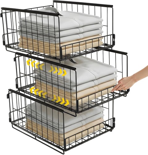 Hotoolme tier sliding closet - 3-tier,