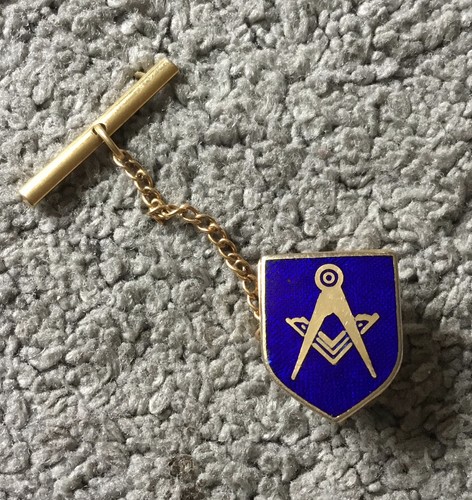 Vintage masonic tie pin - masonic, and