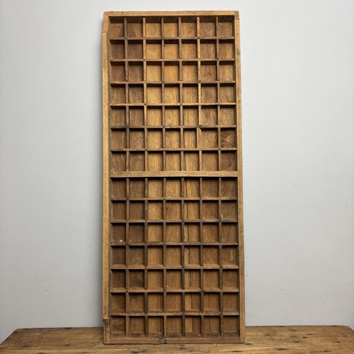 Vintage wooden printers tray - vintage,