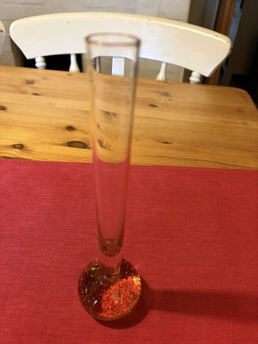 Vintage hand blown amber - vintage, "amber