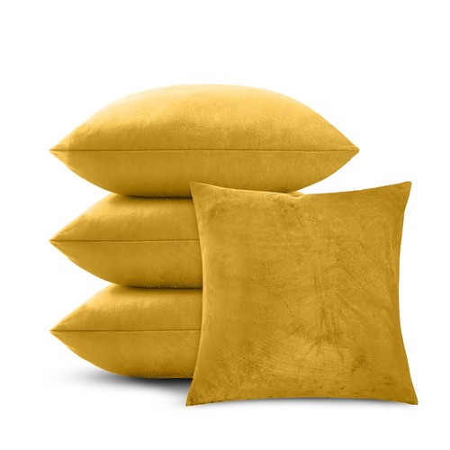 Velvet cushions filled - filled, or