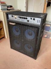 Ashdown Amp Head Mag 300 Evo 2, 4 x 10inch speakers in enclosure with guard.