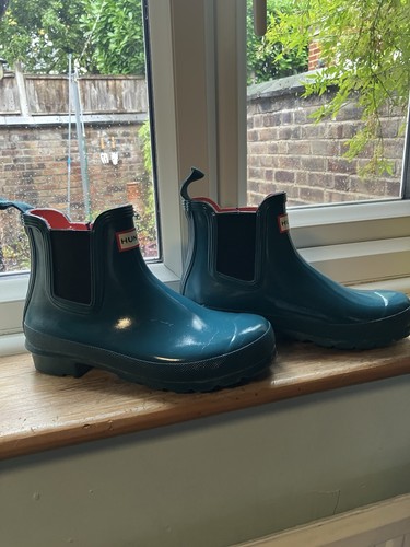 Hunter ankle wellies jade - wellies.,
