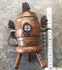 Reina Del Mar PSNC Pacific Steam Navigation Company Souvenir Wood + Bass Barrel,