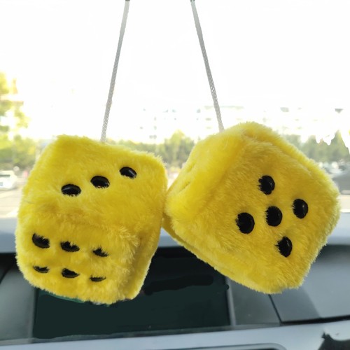 Yellow retro hanging - yellow, for
