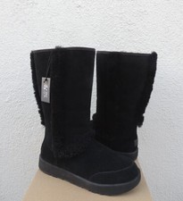 UGG SUNDANCE TALL WATERPROOF SUEDE/ SHEEPSKIN BOOTS, WOMEN US 11 ~NEW