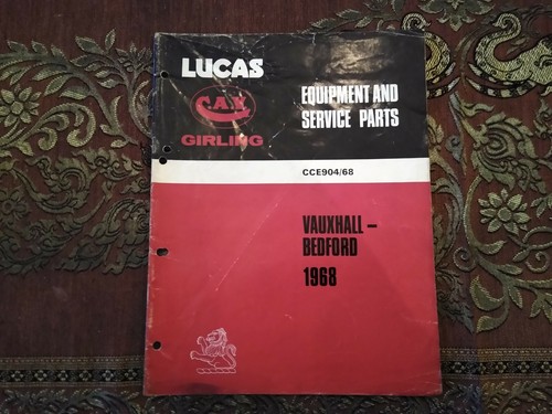 Lucas spare parts - list,