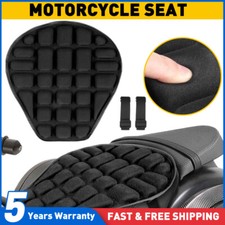 Motorcycle Comfort Gel Seat Cushion Universal AUXITOrbike Pillow Pad Cover UK