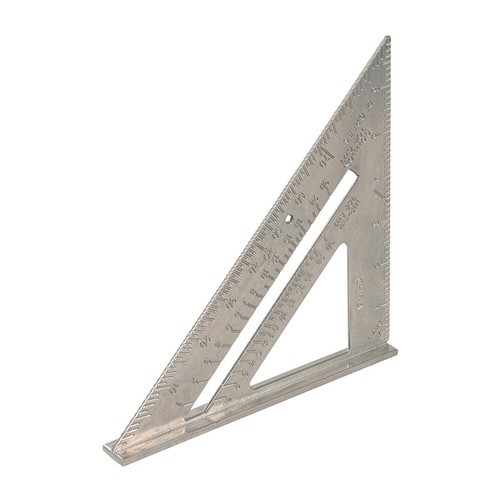 Aluminium set square - square, triangle