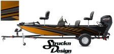 Boat Wrap Orange USA Modern