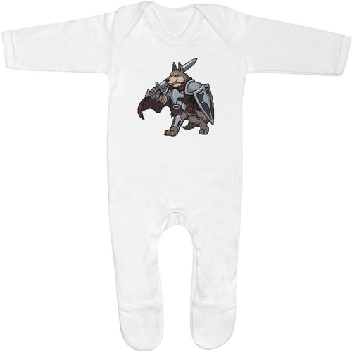 Paladin wolf baby romper - 'paladin,