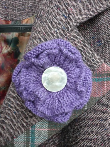 Hand knitted double - 1, (large)