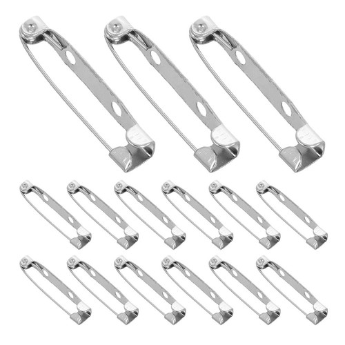 60pcs reusable metal back pins - metal,