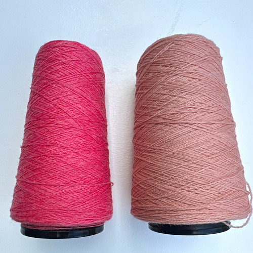 Hinchliffe 2ply merino - merino, pinks