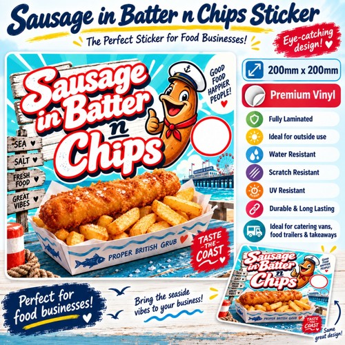 Sausage batter chips - &,