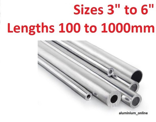 Aluminium round tube 1 - 3", 3.1/4"