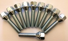 10 X M12X1.5 65mm LONG SILVER
