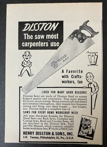 1948 disston saws henry - 1948,